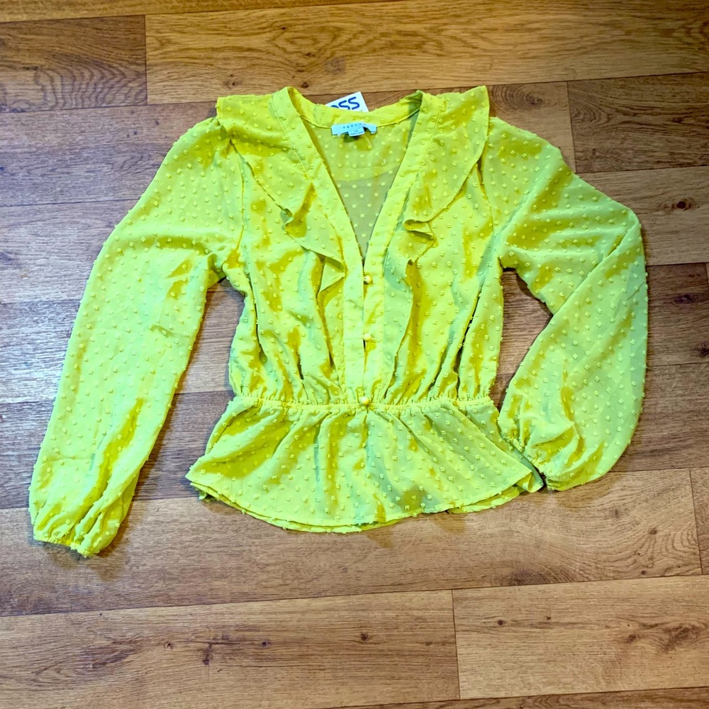 Yellow blouse brand new